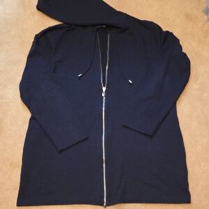 Sports Savvy Navy Blue Women's Zip-Up Hoodie